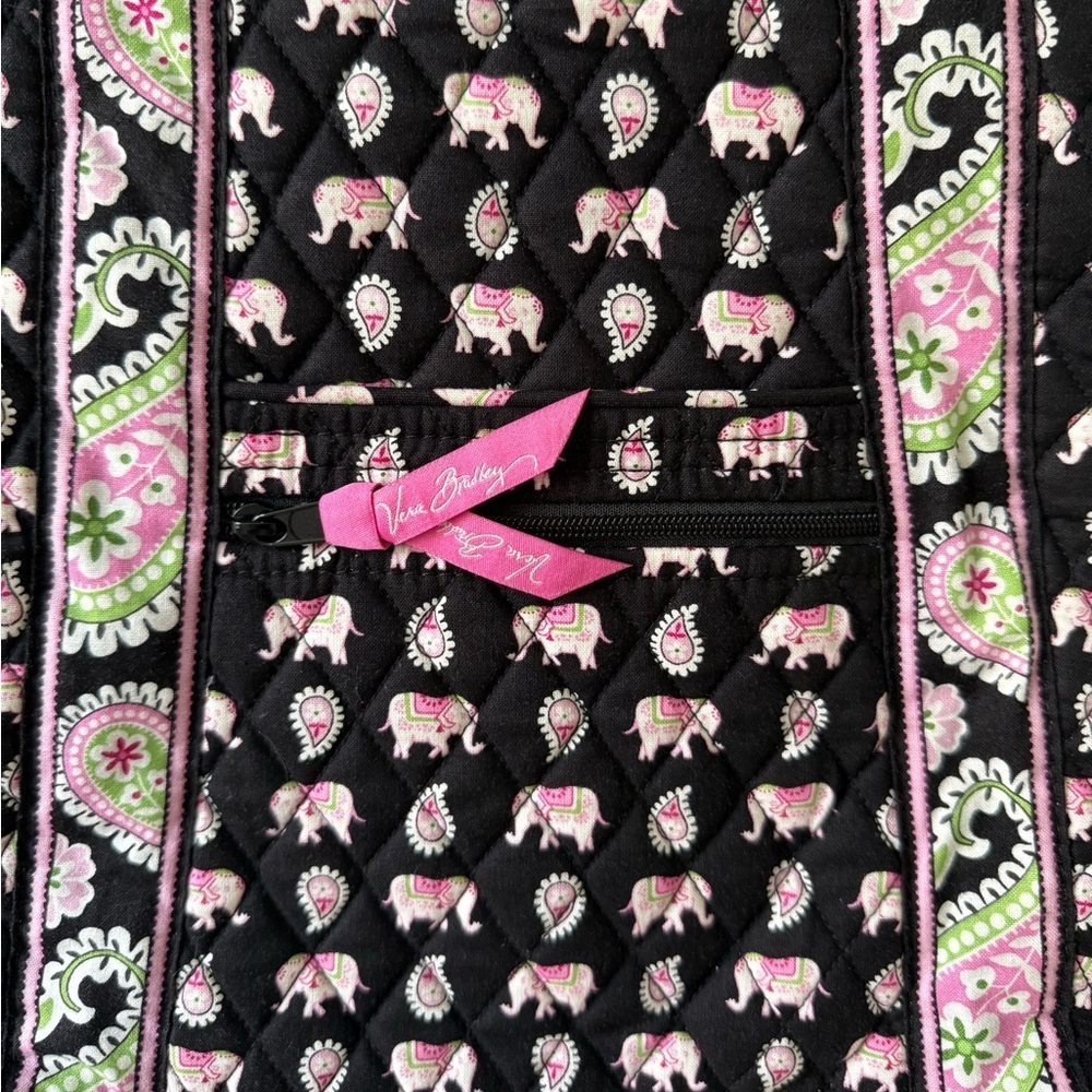 Vera Bradley Vintage Hipster Crossbody Bag Pink Elephant 🐘🩷 - Picture 10 of 10
